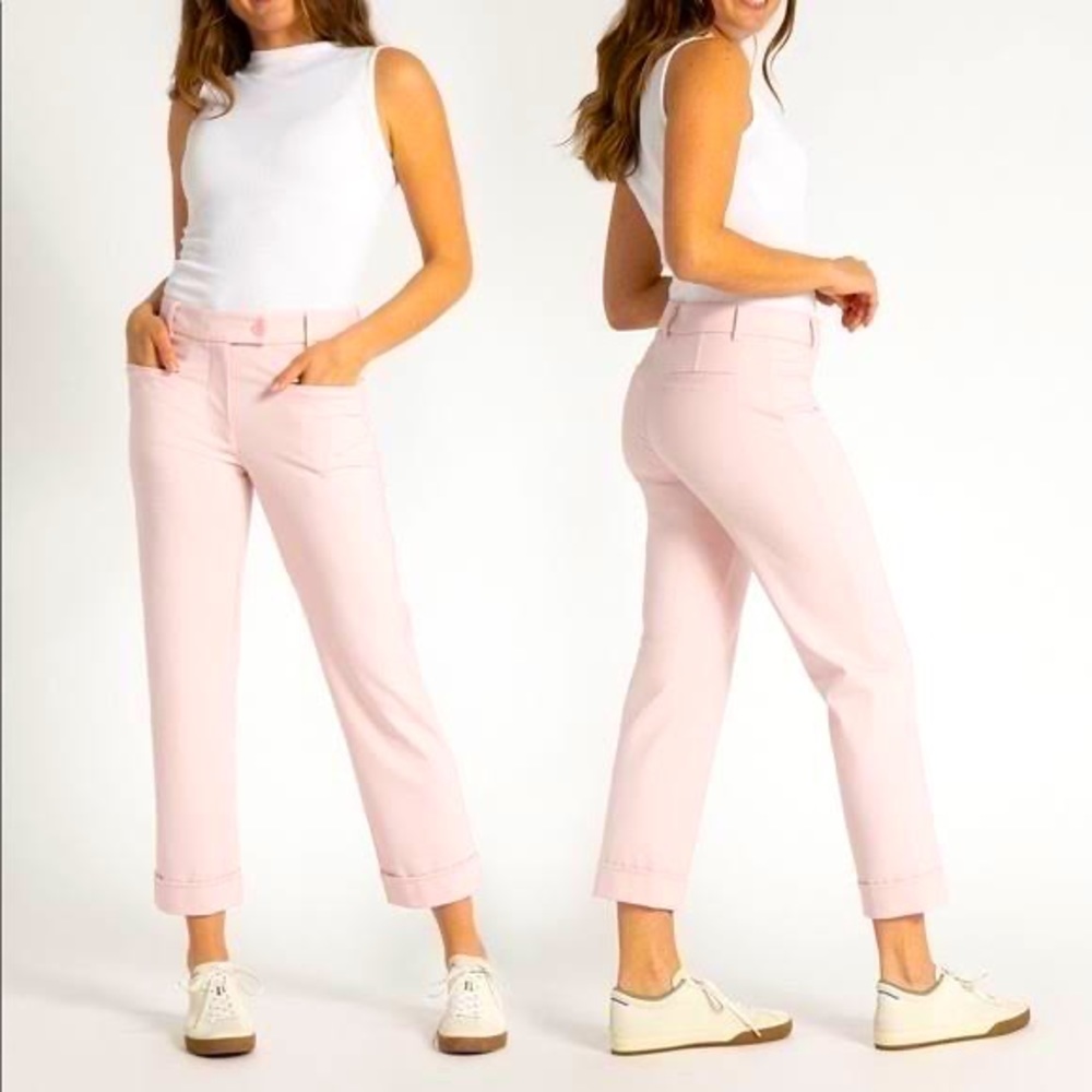 Betabrand Dress Pant Yoga Pants Crop-Lite